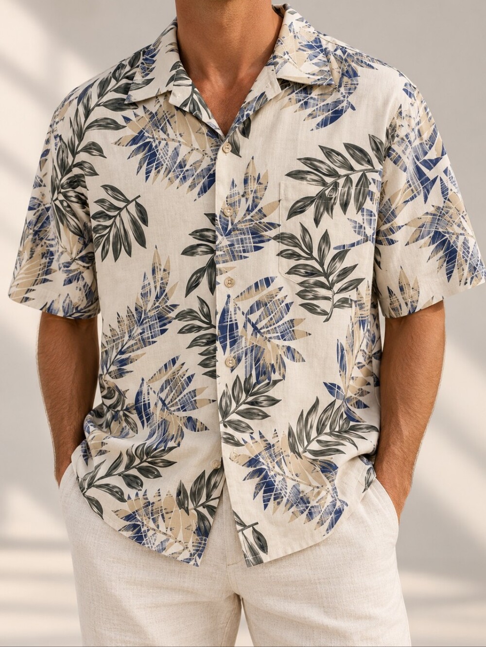 Vintage Hilo Hattie Hawaiian Aloha Shirt Tropical Rayon Button Down Men's L